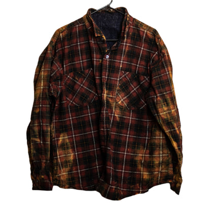 Bleach-Dyed Shokushu Chesterfield Flannel (XL)