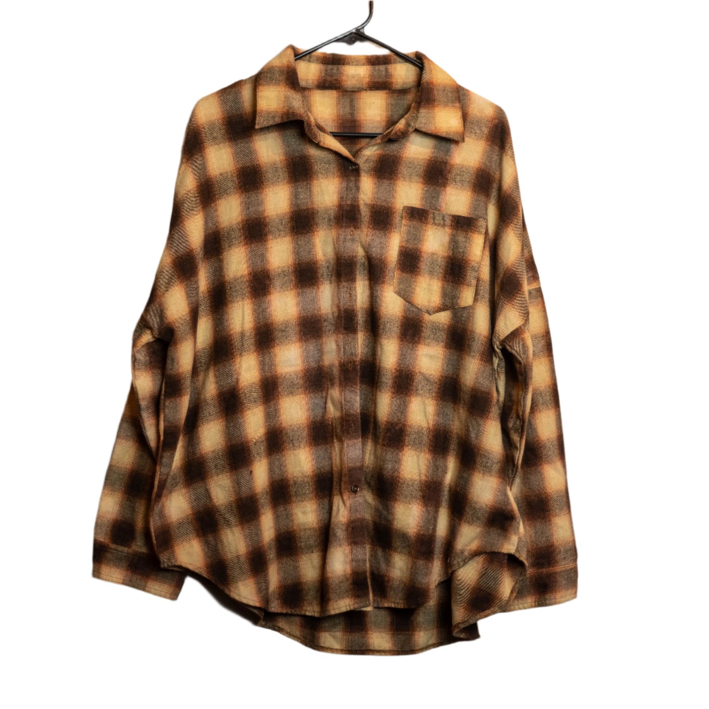 Bleach-Dyed Dijon Flannel (L)