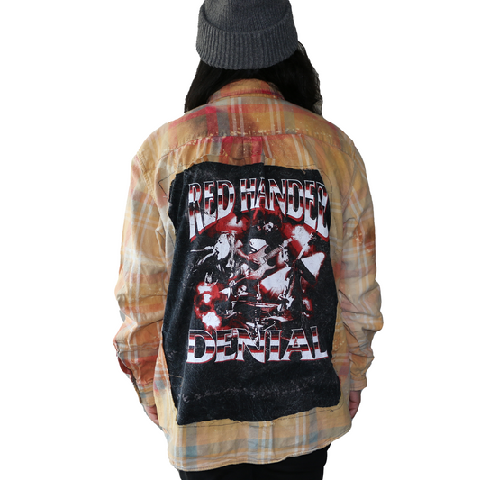 Bleach-Dyed RHD Vintage Flannel (XL)