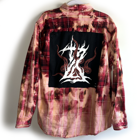 Bleach-Dyed Flannel 3RD PROTOTYPE (XXL)