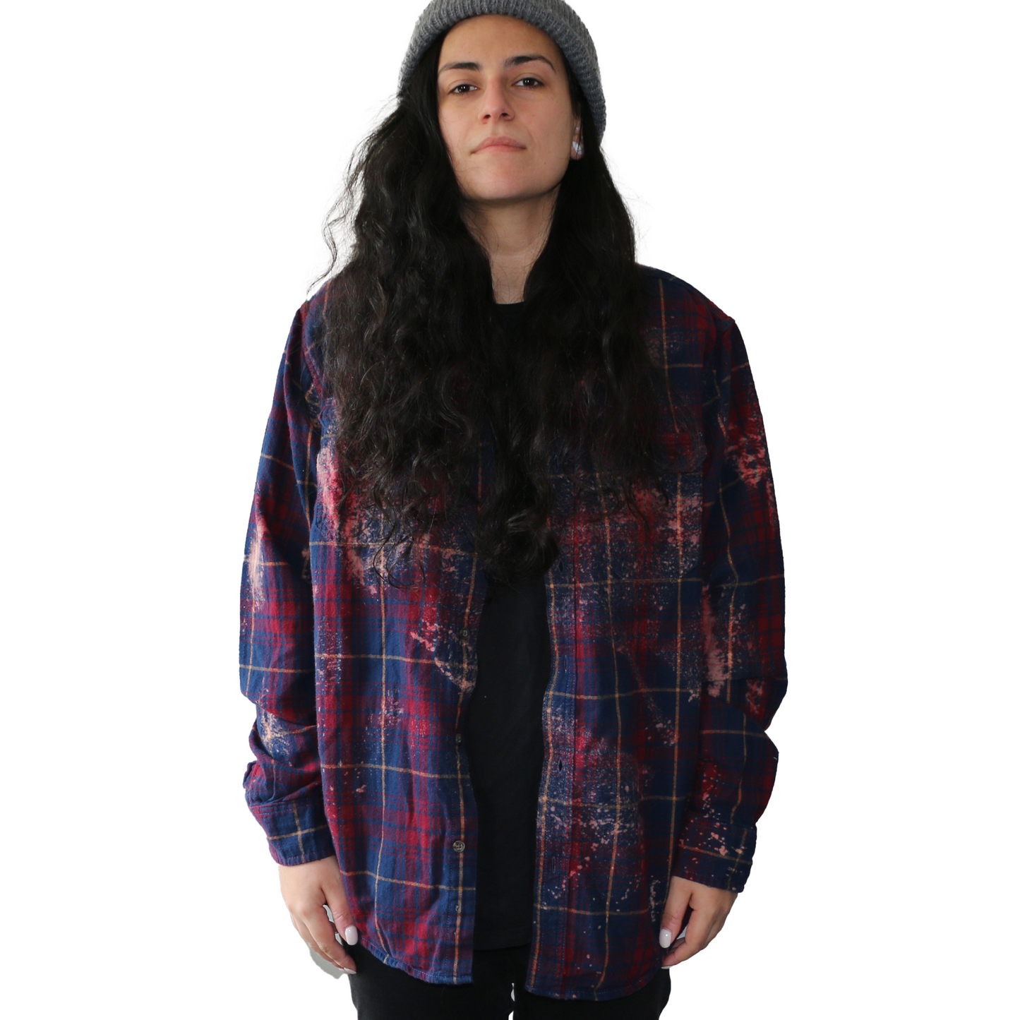 Bleach-Dyed RHD Vintage Flannel (Large)