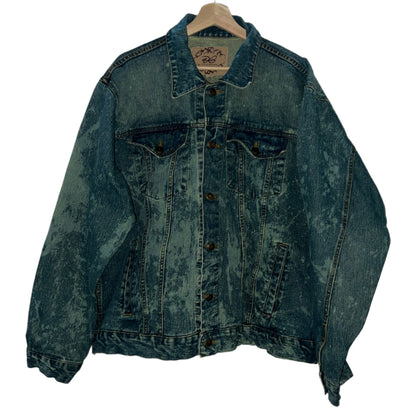 Bleach-Dyed Deathcore Jean Jacket (XXL)